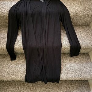 Black Long Sleeve Maternity Cardigan